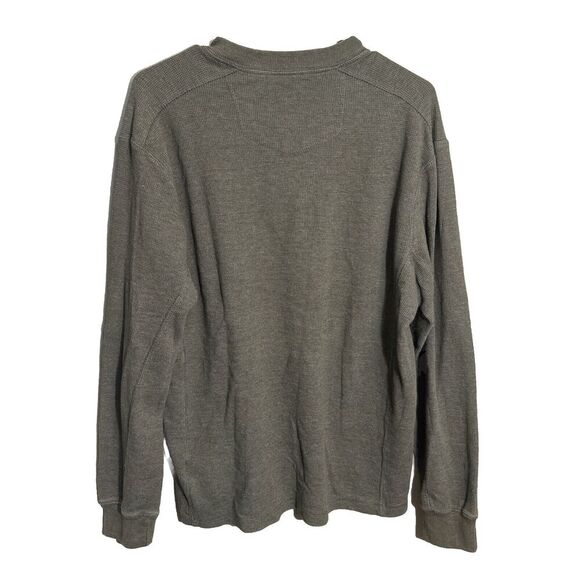 Eddie Bauer Green Sweater Button Snaps,‎ Large Men’s​ - Picture 3 of 3